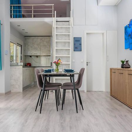 Electra Modern Apartment With Cozy Garden Iráklio Kültér fotó