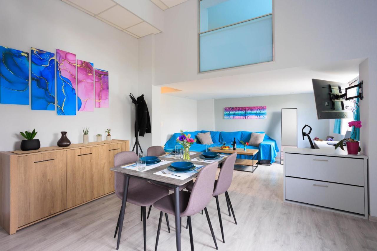 Electra Modern Apartment With Cozy Garden Iráklio Kültér fotó